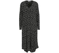 Tamaris Damen AOP Cleanes Trapez Kleid Angers Schwarz 42