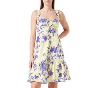 Tamaris Damen AOP Kurzes Träger Kleid AZOV Gelb 44