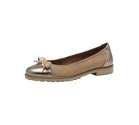 Tamaris Damenschuhe Ballerinas TAN COMB TAN COMB - Gr. - 38