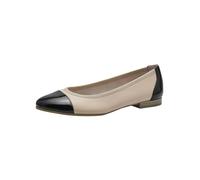 Tamaris Da.-Ballerina für Damen, beige, Gr. 42 EU