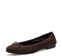 Tamaris Damen Ballerina flach, braun (Mocca Suede),37