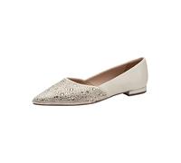 Tamaris Elegante Ballerinas für Damen, weiß, Größe 37 EU