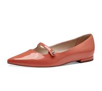 Tamaris - Damen Ballerina orange patent Orange - Gr. - EU 38