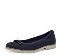 Tamaris Damen-Ballerina Leder Navy/Blau Größe 37 EU