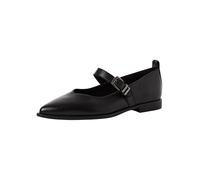 Tamaris Damen Ballerinas Leder, schwarz, 37 EU