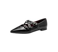 Tamaris Damen Ballerinas Synthetik, schwarz, 40 EU