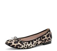 Ballerina TAMARIS, Damen, Gr. 40, leodruck, Textil, Schuhe Ballerina, Schlupfschuh, Frühlingsschuh, Businessschuh im Animal Look (63687026-40) leodruck