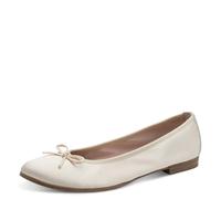 Tamaris Damen Ballerinas Textil, weiß, 38 EU