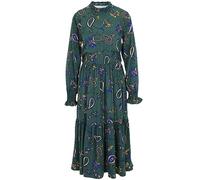 Tamaris Damen Balsas Long Dress, Garden Topiary Paisley AOP, 34
