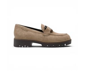 Tamaris Damen-Beige Wildleder-Loafer Freizeitschuhe - 24722-43 EU 37