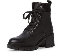 Tamaris Damen Bequemschuhe, Frauen Schnürschuhe,TOUCHit-Fußbett,warm gefüttert,schnürer,bequem,Schnuerschuhe,Low-tie,Black Leather,37 EU