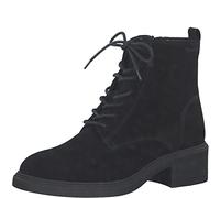 Tamaris Damen Bequemschuhe, Frauen Schnürschuhe,TOUCHit-Fußbett,warm gefüttert,schnürer,bequem,Schnuerschuhe,Schnuerer,Black Suede,37 EU