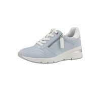 Tamaris Damen Bequemschuhe, Frauen Schnürschuhe,Wechselfußbett,Low-tie,Komfortschuhe,Halbschuhe,schnürschuhe,schnürer,Light Blue,37 EU