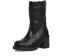 Tamaris Damen Biker Boots, Frauen Stiefeletten,DUOtex,TOUCHit-Fußbett,wasserabweisend,warm gefüttert,Boots,Stiefel,Bootee,Black,38 EU