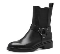 Tamaris Damen Biker Boots, Frauen Stiefeletten,TOUCHit-Fußbett,Stiefel,Booties,halbstiefel,Kurzstiefel,uebergangsschuhe,Black,41 EU