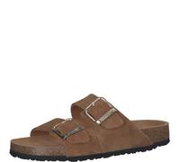 Tamaris Damen Fußbett Pantolette Leder flach