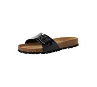 Tamaris Pantolette Fußbett – flach, schwarz – Damen Größe 41