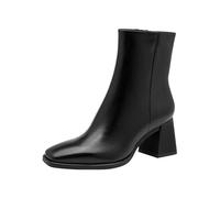 Tamaris Damen Boots Leder | 1-25392-47 - Reißverschluss, TOUCH-IT Fußbett, Blockabsatz 6,5 cm, ANTIslide & ANTIshokk Funktion