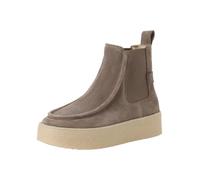Tamaris Damen Boots Leder | 1-25401-47 - Pull-on, COMFORT-Lining, herausnehmbares Fußbett, flache Sohle