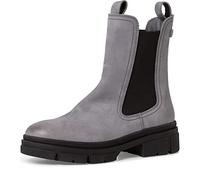 Tamaris Damen Boots Leder | 1-25901-41 - Pull-on, COMFORT-Lining + TOUCH-IT, Blockabsatz 5 cm