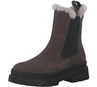 Tamaris Damen Boots Leder Blockabsatz Winter gefüttert; MOCCA/braun; 40 EU
