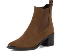 Tamaris Damen Boots Leder, braun, 42 EU