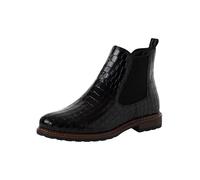 Tamaris Damen Boots Leder, schwarz, 40 EU