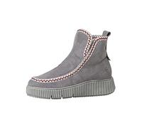 Tamaris Damen Boots Leder Winter gefüttert; GREY/grau; 36 EU