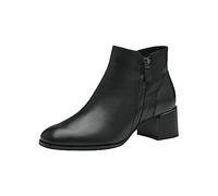 Tamaris Damen Boots mit Absatz Leder; BLACK/schwarz; 38 EU