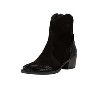 Tamaris Damen Boots mit Absatz Leder Blockabsatz; BLACK COMB/schwarz; 36 EU