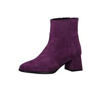 Tamaris Damen Boots mit Absatz Leder Blockabsatz; PURPLE/lila; 37 EU