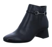 Tamaris Damen Boots mit Absatz Vegan Blockabsatz; BLACK/GUNMETAL/schwarz; 37 EU
