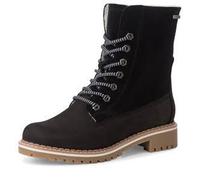 Tamaris Damen Warmfutter Stiefel Leder Blockabsatz Duo-Tex; BLACK, EU 40