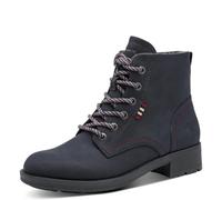 Tamaris Damen Boots Synthetik | 1-25111-47 - Schnürung & Reißverschluss, TOUCH-IT Fußbett, flache Sohle