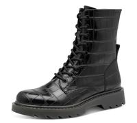 Tamaris Damen Boots Synthetik | 1-25908-41 - Schnürung & Reißverschluss, TOUCH-IT Fußbett, flache Sohle
