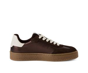 Tamaris Damen Braun Weiß Wildleder Mode Schnürschuhe EU42