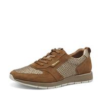 Tamaris Damen Businessschuhe, Frauen Schnürschuhe,Wechselfußbett,Comfort Lining,klassisch,elegant,Schnuerschuhe,Schnuerer,Cognac Comb,40 EU
