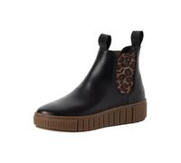 Tamaris Damenschuhe Klassische Stiefeletten BLACK/LEOPARD BLACK - Gr. - 38