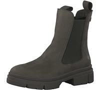 Tamaris Damen Chelsea Boots, Frauen Stiefeletten,Comfort Lining,TOUCHit-Fußbett,Bootee,Booties,halbstiefel,Kurzstiefel,Olive NUB. Uni,41 EU