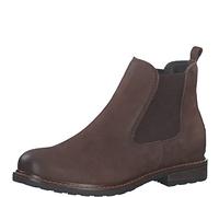 Tamaris Damen Chelsea Boots, Frauen Stiefeletten,Schlupfstiefel,Stiefel,Bootee,Booties,halbstiefel,Kurzstiefel,Chocolate NUB.,39 EU