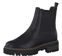 Tamaris Damen Chelsea Boots, Frauen Stiefeletten,TOUCHit-Fußbett,Schlupfstiefel,flach,Boots,Stiefel,Bootee,Booties,Black MATT,36 EU