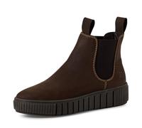 Tamaris Damen Chelsea Boots, Wechselfußbett, Comfort Lining, Brown Pull-UP, 41 EU