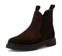 Tamaris Damen Chelsea Boots, Frauen Stiefeletten,Wechselfußbett,Comfort Lining,Schlupfstiefel,Boots,Stiefel,Bootee,Booties,Mocca Suede,39 EU