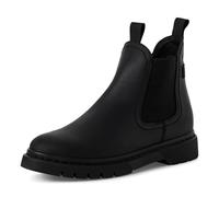 Tamaris Damen Chelsea Boots, Frauen Stiefeletten,Wechselfußbett,Comfort Lining,uebergangsschuhe,uebergangsstiefel,Schlupfstiefel,Black,40 EU