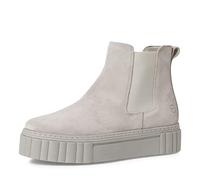 Tamaris Damen Chelsea Boots, Frauen Stiefeletten,Wechselfußbett,Schlupfstiefel,hoch,Boots,Stiefel,Bootee,Booties,Light Grey,40 EU