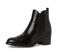 Tamaris Damen Chelsea Boots Leder Blockabsatz; BLACK/schwarz; 36 EU