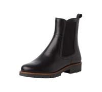 Tamaris Damen Chelsea Leder bequem; BLACK, EU 39
