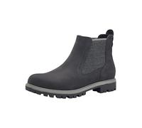 Tamaris Damen Chelsea Leder bequem; DARK GREY, EU 41
