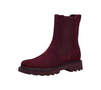Tamaris Damen Chelsea Leder bequem; MERLOT, EU 36