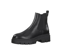 Tamaris Damen Chelsea Leder Blockabsatz bequem; BLACK LEATHER, EU 40